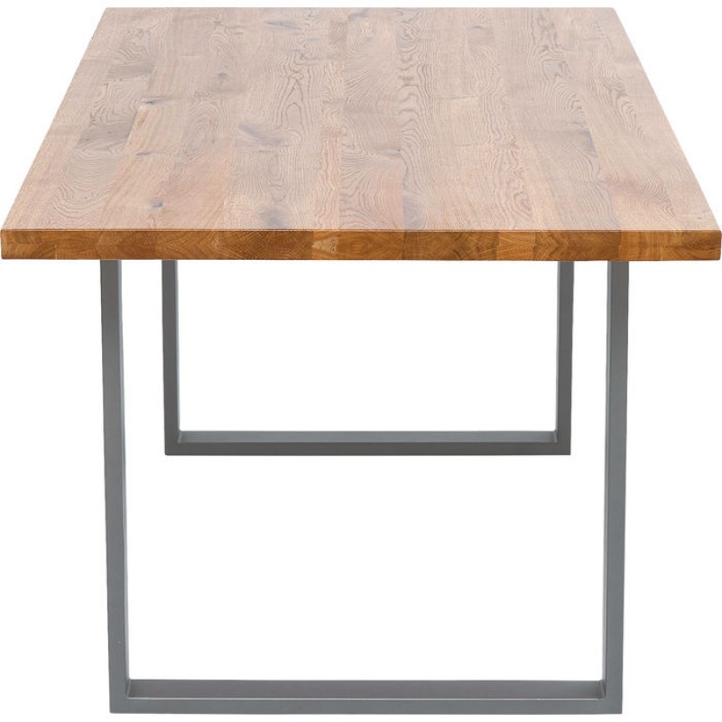 Table Jackie Oak Crude Steel 160x80